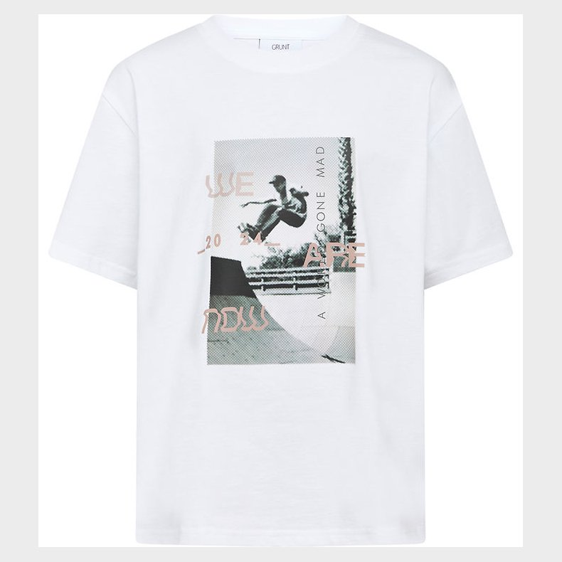 Grunt T-shirt - Turnhout - Hvid m. Fotoprint