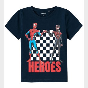 Name It T-Shirt - NmmMaclin Spiderman - Dark Sapphire
