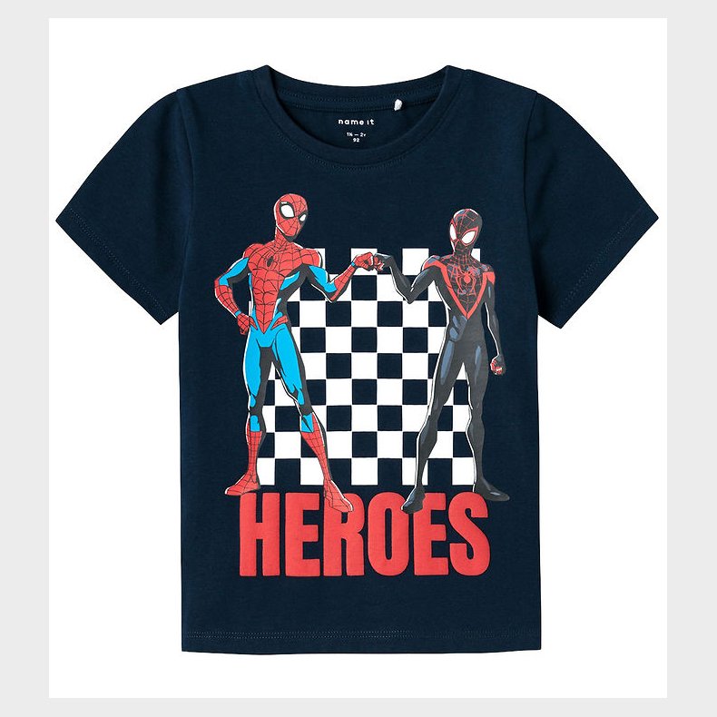 Name It T-Shirt - NmmMaclin Spiderman - Dark Sapphire