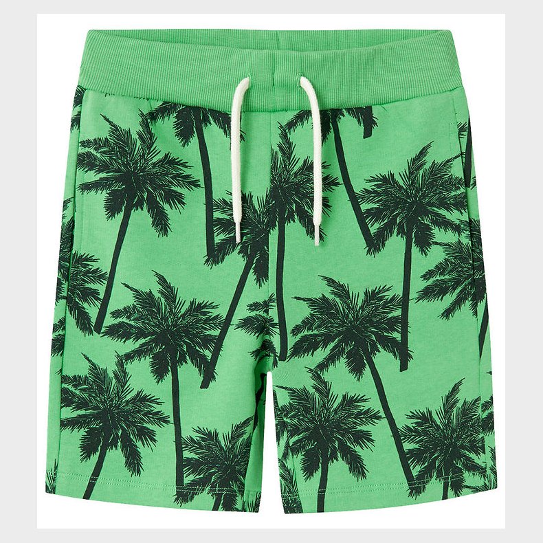Name It Sweatshorts - NmmJusper - Green Spruce m. Palmer