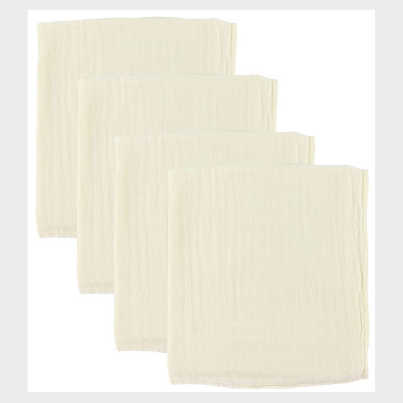 Pippi Stofbleer - 4 pak - 65x65 cm - Marshmallow White