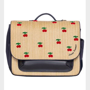 Jeune Premier Rygsk - It Bag Midi - Raffia Cherry