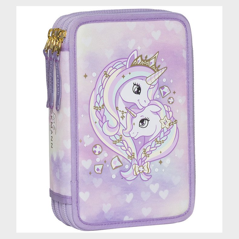 Beckmann Penalhus m. Indhold - Unicorn Princess - Purple