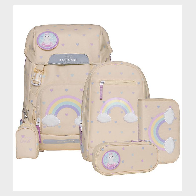 Beckmann Skoletaskest - Classic - Yellow Heart