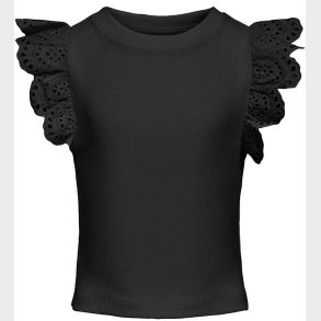 Kids Only Top - Rib - KogDrea - Sort m. Hulm�nster