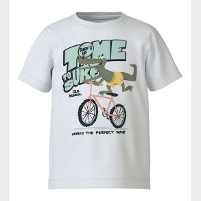 Name It T-shirt - NmmVictor - Bright White/Time To Surf