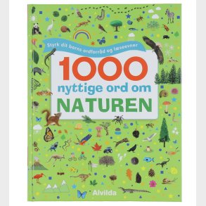 Alvilda Bog - 1000 Nyttige Ord Om Naturen - Dansk