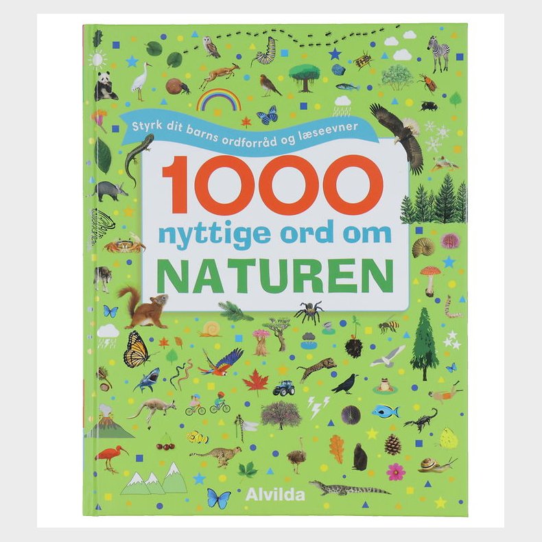 Alvilda Bog - 1000 Nyttige Ord Om Naturen - Dansk