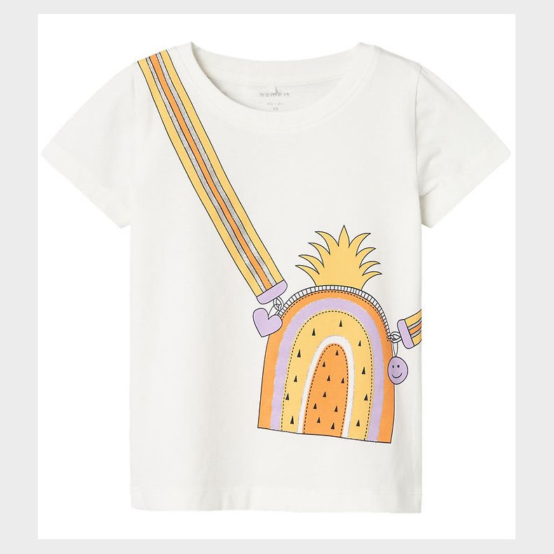 Name It T-shirt - NmfJannie - Jet Stream m. Glitter