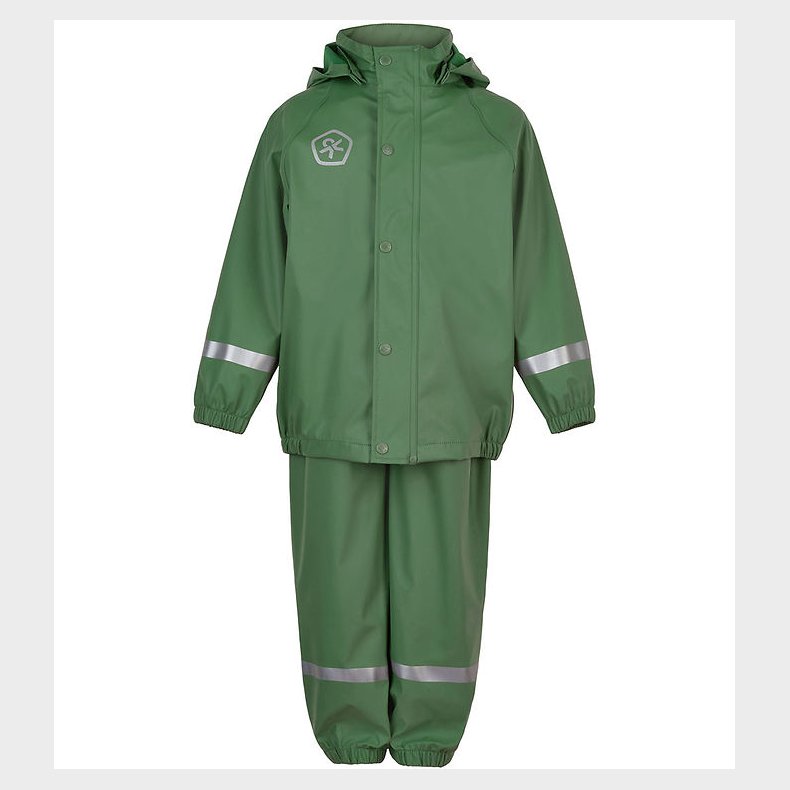 Color Kids Regntj m. Seler - PU - Dark Ivy