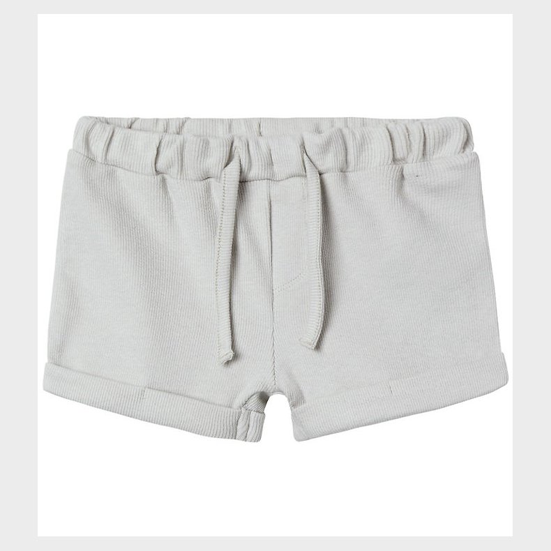 Lil Atelier Shorts - Rib - NbmGago - Oyster Mushroom