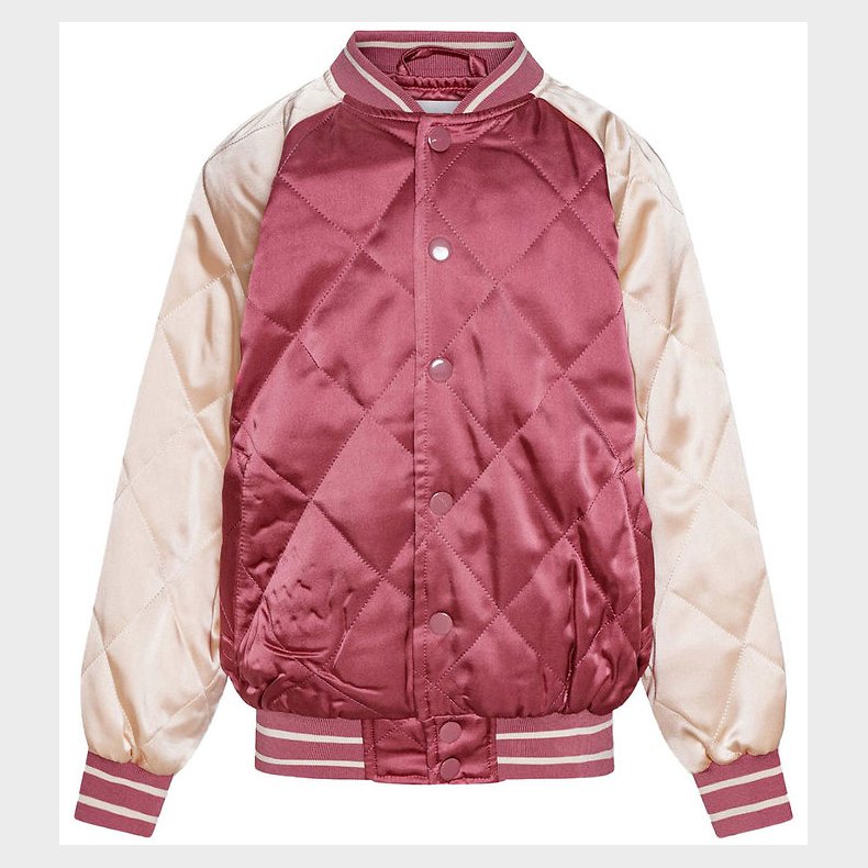 Molo Bomberjakke - Haru - Dark Rose/Creme m. Broderi