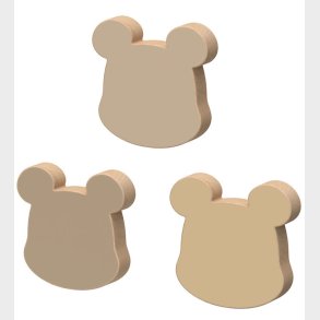 Cam Cam Trknager - 3-pak - 7x7x6,5 cm - Bjrn