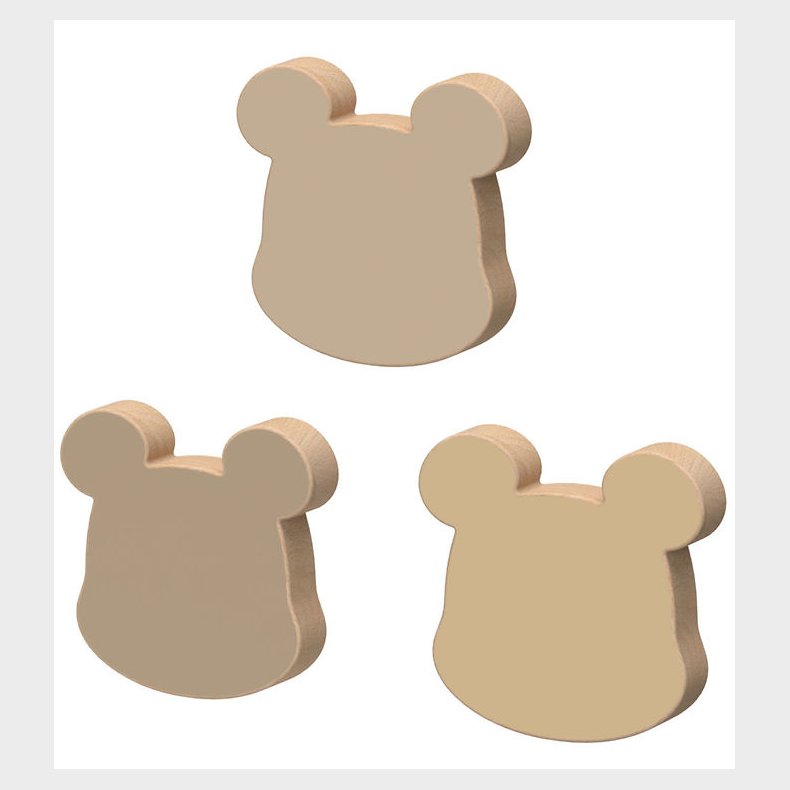 Cam Cam Trknager - 3-pak - 7x7x6,5 cm - Bjrn