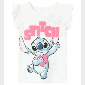 Name It T-Shirt - NmfMiri Stitch - Bright White