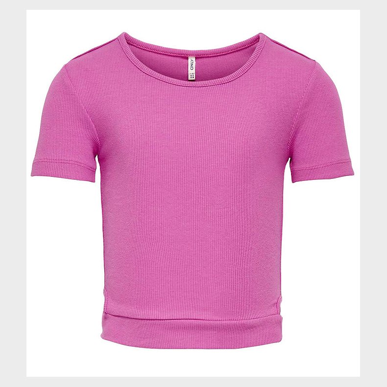 Kids Only T-shirt - Noos - Rib - KogNessa - Rosebud