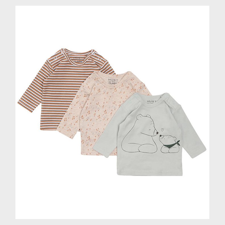 Hust and Claire Bluse - 3-pak - Amar - Pearl Blue