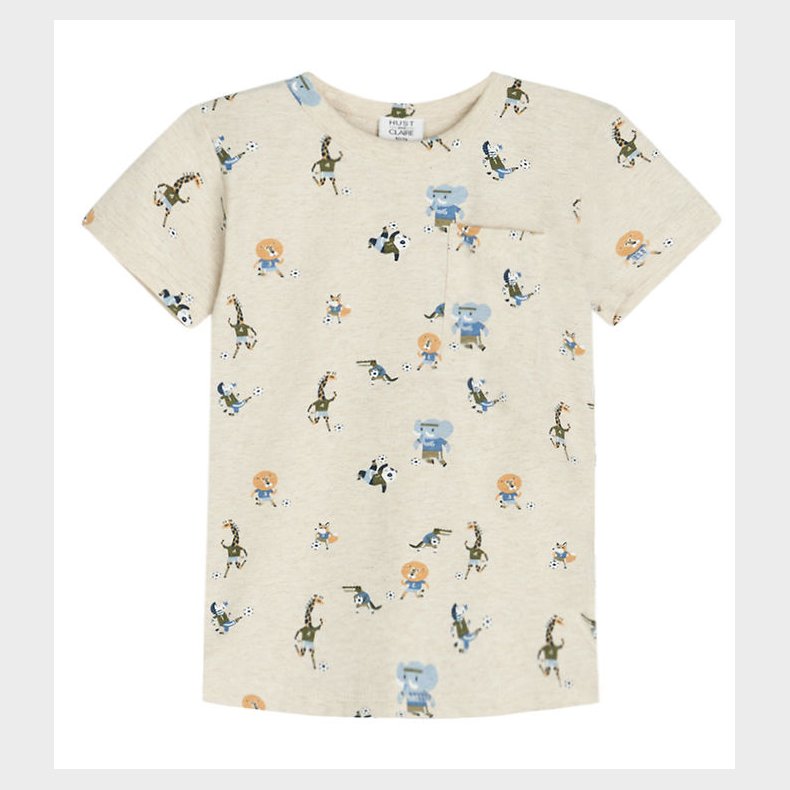 Hust and Claire T-shirt - Anker - Wheat Melange