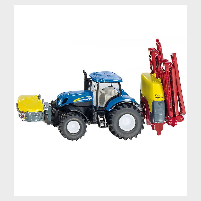 Siku Traktor m. Anh�nger - 1:87 - New Holland Tractor With Crop