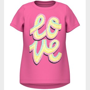 Name It T-shirt - NmfVix - Pink Power/Love