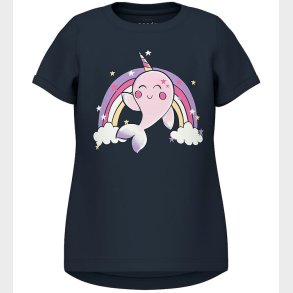 Name It T-shirt - NmfVix - Dark Sapphire/Whale