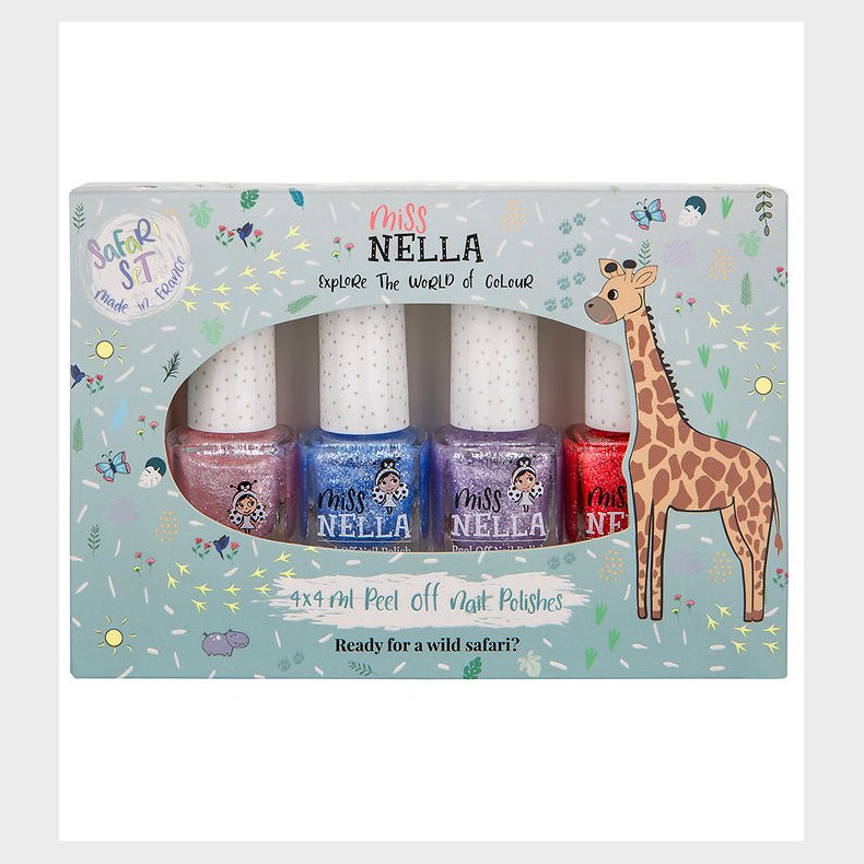 Miss Nella Neglelak - 4-pak - Safari Set