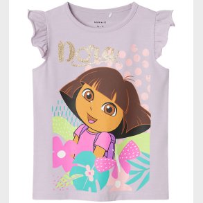 Name It T-shirt - NmfMulsa Dora - Orchid Petal m. Glitter