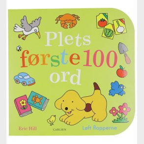 Forlaget Carlsen Billedbog m. Flapper - Plets Frste 100 Ord - D