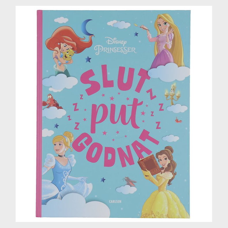 Forlaget Carlsen Bog - Slut Put Godnat - Disney Prinsesser - Dan