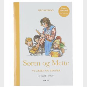 Forlaget Carlsen Opgavebog - Sren og Mette Vi Lser og Tegner -