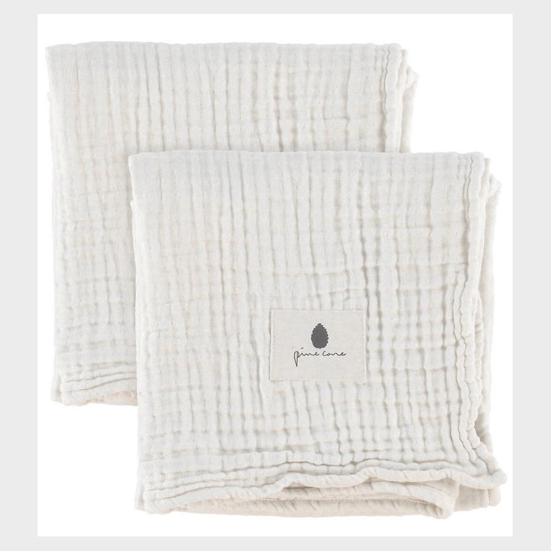 Pine Cone Stofbleer - 2-pak - Kadera - Cream