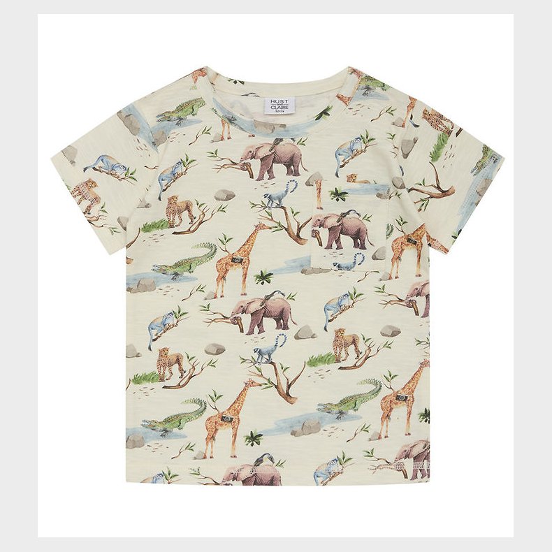 Hust and Claire T-shirt - Anker - Ivory m. Dyr