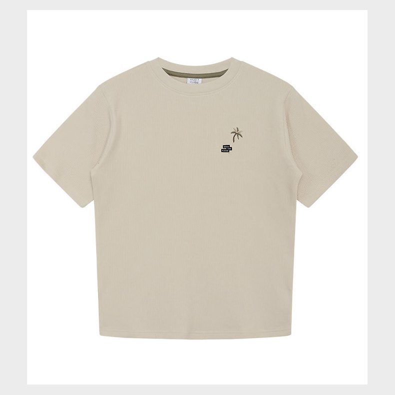 Hust and Claire T-shirt - Anskil - Sand Stone m. Palme