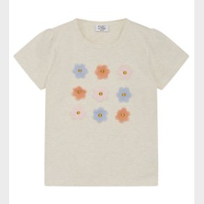 Hust and Claire T-shirt - Aliana - Whisper Melange m. Blomster