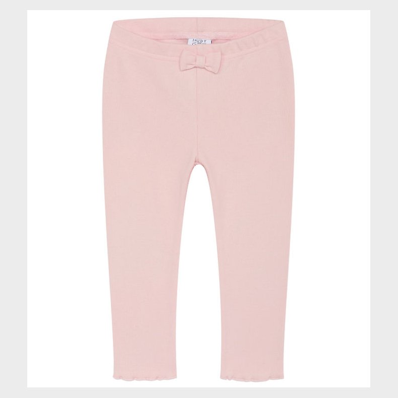 Hust and Claire Leggings - Rib - Le - Icy Pink m. Sljfe