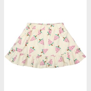 The New Siblings Nederdel - TnsKaya - White Swan Watermelon AOP