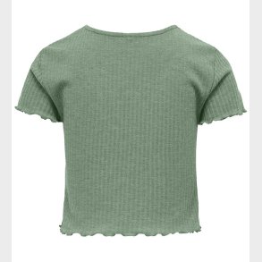 Kids Only T-shirt - KogNella - Rib - Noos - Hedge Green