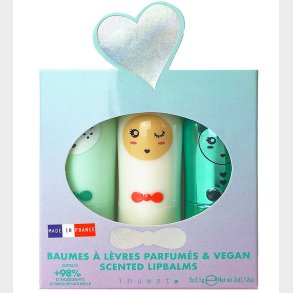 Inuwet Lbepomader - 3-pak - Seashell - Cotton Candy/Apple/Cupca