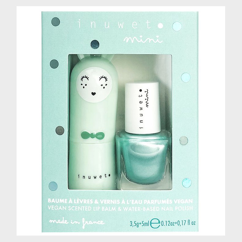 Inuwet Lbepomade/Neglelak - Apple - Aqua