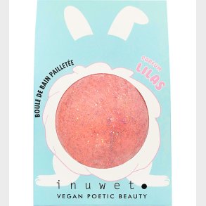 Inuwet Bath Bomb m. Duft - Lilac - Pink m. Glimmer