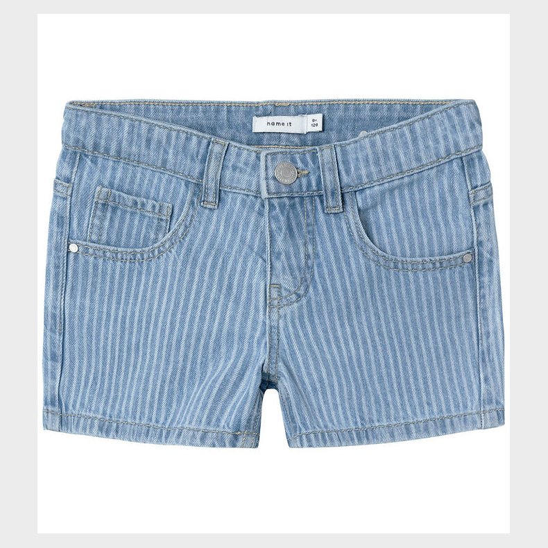 Name It Shorts - NkfRose - Denim Blue m. Striber
