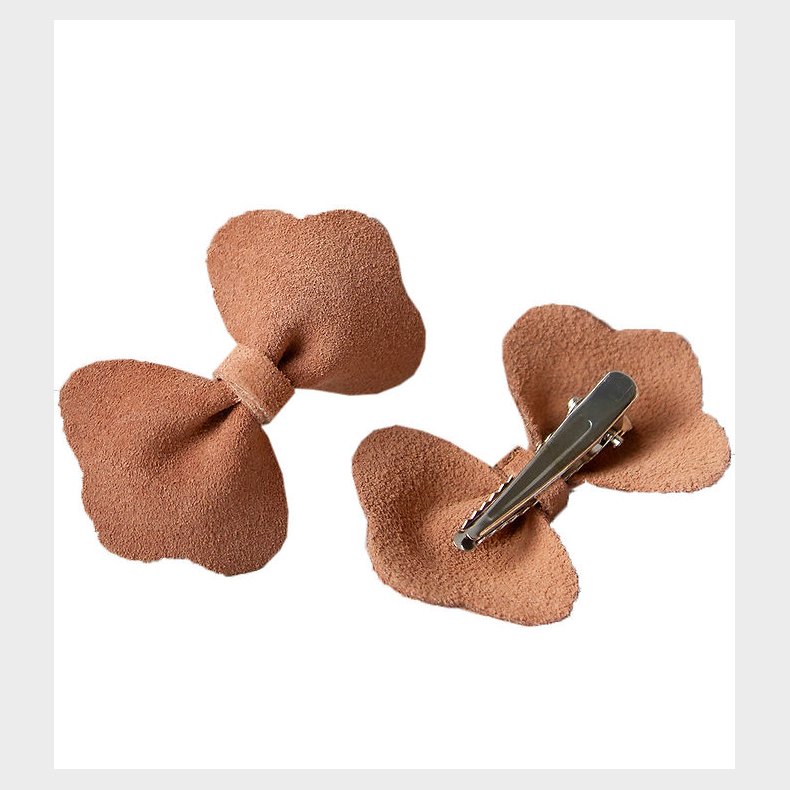 Petit La Busch Hrsljfer - Bow - 2-pak - 6x4 cm - Light Rosa