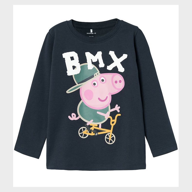 Name It Bluse - NmmJonin Peppa Pig - Dark Sapphire