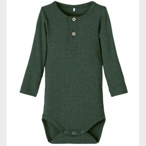 Name It Body l/ - Noos - Rib - NbmKab - Pine Grove/Melange