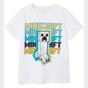 Name It T-shirt - Noos - NkmJin Minecraft - Bright White