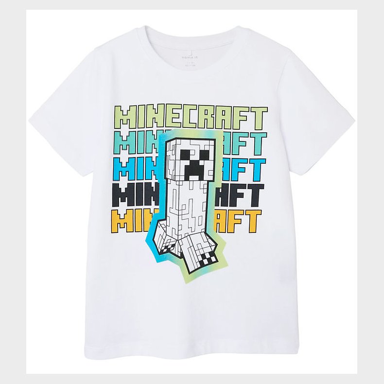 Name It T-shirt - Noos - NkmJin Minecraft - Bright White