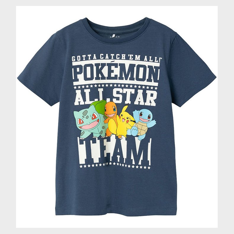 Name It T-shirt - Noos - NkmJust Pok�mon - Dark Denim