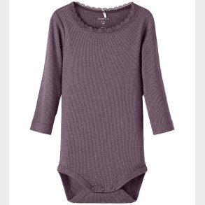 Name It Body l/ - Noos - Rib - NbfKab - Arctic Dusk/Melange