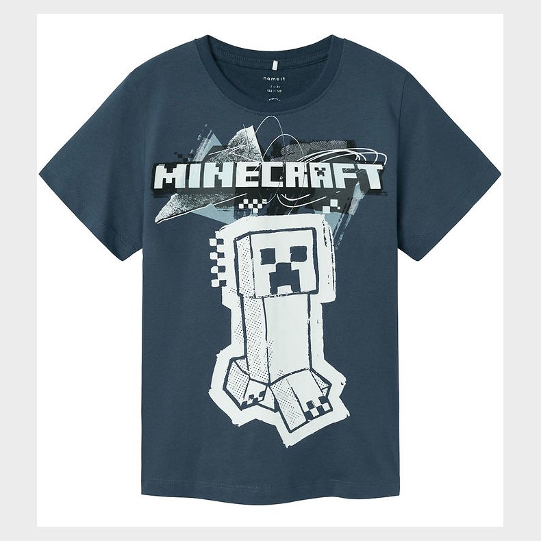 Name It T-shirt - Noos - NkmJin Minecraft - Dark Denim