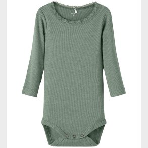 Name It Body l/� - Noos - Rib - NbfKab - Lily Pad/Melange